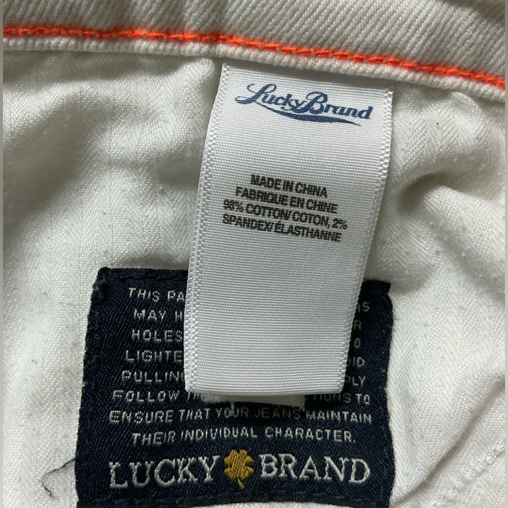 Lucky Brand White Sienna Tomboy Crop Jeans - Picture 8 of 9